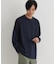 BACK NUMBER(バックナンバー)【メンズ】【店舗で人気】【さらっと心地良い】シルケット加工胸ポケットロングスリーブTシャツ(遮熱・接触冷感)