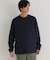 BACK NUMBER(バックナンバー)【メンズ】【店舗で人気】【さらっと心地良い】シルケット加工胸ポケットロングスリーブTシャツ(遮熱・接触冷感)