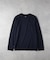 BACK NUMBER(バックナンバー)【メンズ】【店舗で人気】【さらっと心地良い】シルケット加工胸ポケットロングスリーブTシャツ(遮熱・接触冷感)