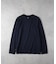 BACK NUMBER(バックナンバー)【メンズ】【店舗で人気】【さらっと心地良い】シルケット加工胸ポケットロングスリーブTシャツ(遮熱・接触冷感)