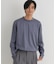 BACK NUMBER(バックナンバー)【メンズ】【店舗で人気】【さらっと心地良い】シルケット加工ロングスリーブTシャツ(遮熱・接触冷感)