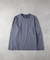 BACK NUMBER(バックナンバー)【メンズ】【店舗で人気】【さらっと心地良い】シルケット加工ロングスリーブTシャツ(遮熱・接触冷感)
