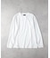 BACK NUMBER(バックナンバー)【メンズ】【店舗で人気】【さらっと心地良い】シルケット加工ロングスリーブTシャツ(遮熱・接触冷感)