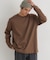 BACK NUMBER(バックナンバー)【メンズ】【店舗で人気】【さらっと心地良い】シルケット加工ロングスリーブTシャツ(遮熱・接触冷感)