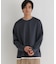 BACK NUMBER(バックナンバー)【メンズ】杢ダンボールフェイクレイヤードトップス