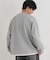 BACK NUMBER(バックナンバー)【メンズ】杢ダンボールフェイクレイヤードトップス