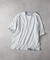 PLUS ONE(プラスワン)【メンズ】【接触冷感】ハイゲージダブルフェイス配色半袖Tシャツ