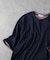 PLUS ONE(プラスワン)【メンズ】【接触冷感】ハイゲージダブルフェイス配色半袖Tシャツ