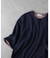 PLUS ONE(プラスワン)【メンズ】【接触冷感】ハイゲージダブルフェイス配色半袖Tシャツ