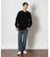 BACK NUMBER(バックナンバー)「BritishWool」l畔編みクルーネックニット