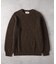 BACK NUMBER(バックナンバー)「BritishWool」l畔編みクルーネックニット