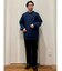 BACK NUMBER(バックナンバー)「BritishWool」l畔編みクルーネックニット