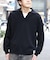 BACK NUMBER(バックナンバー)【メンズ】スキッパーコットンニット