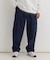 BACK NUMBER(バックナンバー)【メンズ】ウエストイージーデニムカーゴパンツ（ウエストゴム・楽に穿ける・ワイドシルエット）