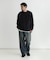 BACK NUMBER(バックナンバー)【メンズ】【人気アイテム】ウエストイージーバギージーンズ（ウエストゴム・楽に穿ける・ワイドシルエット）