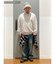 BACK NUMBER(バックナンバー)【メンズ】【人気アイテム】ウエストイージーバギージーンズ（ウエストゴム・楽に穿ける・ワイドシルエット）