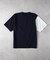 BACK NUMBER(バックナンバー)【メンズ】ジョーゼット斜め切替えデザインTシャツ