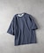 BACK NUMBER(バックナンバー)【メンズ】ワッフルクルーネック半袖Tシャツ