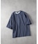 BACK NUMBER(バックナンバー)【メンズ】ワッフルクルーネック半袖Tシャツ