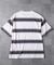 BACK NUMBER(バックナンバー)【メンズ】ボーダーニットポケット半袖Tシャツ