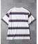 BACK NUMBER(バックナンバー)【メンズ】ボーダーニットポケット半袖Tシャツ