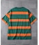 BACK NUMBER(バックナンバー)【メンズ】ボーダーニットポケット半袖Tシャツ