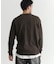 BACK NUMBER(バックナンバー)【メンズ】【軽くて柔らかい】ポリナイロンニットクルーネックセーター(洗濯機で洗える)