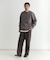 BACK NUMBER(バックナンバー)【メンズ】ウォッシャブルニットメランジクルーネックセーター