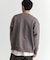 BACK NUMBER(バックナンバー)【メンズ】ウォッシャブルニットメランジクルーネックセーター