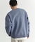 BACK NUMBER(バックナンバー)【メンズ】ウォッシャブルニットメランジクルーネックセーター