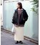 HONEYSUCKLE ROSE(ハニーサックルローズ)【レディース】【コスパ最強】リブオーバーサイズブルゾン