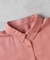 HONEYSUCKLE ROSE(ハニーサックルローズ)【レディース】【すっきり見え】リネン混半袖シャツ (着丈長め/お尻が隠れる/体型カバー/寒暖差対策）