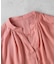 HONEYSUCKLE ROSE(ハニーサックルローズ)【レディース】【すっきり見え】リネン混スキッパーブラウス (お尻が隠れる着丈/体型カバー）