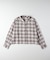 HONEYSUCKLE ROSE(ハニーサックルローズ)【レディース】チェックショートシャツ (お手入れ楽/トレンド）