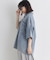 HONEYSUCKLE ROSE(ハニーサックルローズ)【レディース】ケミカル加工ワーク半袖シャツ/セットアップ対応