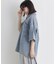 HONEYSUCKLE ROSE(ハニーサックルローズ)【レディース】ケミカル加工ワーク半袖シャツ/セットアップ対応
