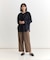 HONEYSUCKLE ROSE(ハニーサックルローズ)【レディース】ポンチワイドパンツ
