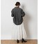 SOMETHING(サムシング)【レディース】【WEB限定】ギャザーデニムシャツ