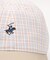 BEVERLY HILLS POLO CLUB(ビバリーヒルズポロクラブ)【レディース】ワンポイント刺繍チェック柄キャップ