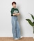 SOMETHING(サムシング)【レディース】「LISA」セミワイドパンツ