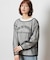 HONEYSUCKLE ROSE(ハニーサックルローズ)【レディース】チュールレイヤード長袖Tシャツ