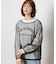 HONEYSUCKLE ROSE(ハニーサックルローズ)【レディース】チュールレイヤード長袖Tシャツ