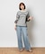 HONEYSUCKLE ROSE(ハニーサックルローズ)【レディース】チュールレイヤード長袖Tシャツ