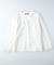 HONEYSUCKLE ROSE(ハニーサックルローズ)【レディース】チュールレイヤード長袖Tシャツ