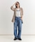 SOMETHING(サムシング)【レディース】「ELSA」ルーズストレートパンツ