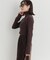 HONEYSUCKLE ROSE(ハニーサックルローズ)【レディース】配色ハイネックセーター