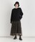 HONEYSUCKLE ROSE(ハニーサックルローズ)【レディース】畦編みクルーネックセーター