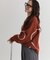 HONEYSUCKLE ROSE(ハニーサックルローズ)【レディース】ヘンケイライン柄セーター