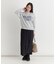 HONEYSUCKLE ROSE(ハニーサックルローズ)【レディース】【スウェット感覚のニット】「やわラク」スウェットライクロゴセーター（洗濯機で洗える）