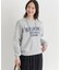 HONEYSUCKLE ROSE(ハニーサックルローズ)【レディース】【スウェット感覚のニット】「やわラク」スウェットライクロゴセーター（洗濯機で洗える）